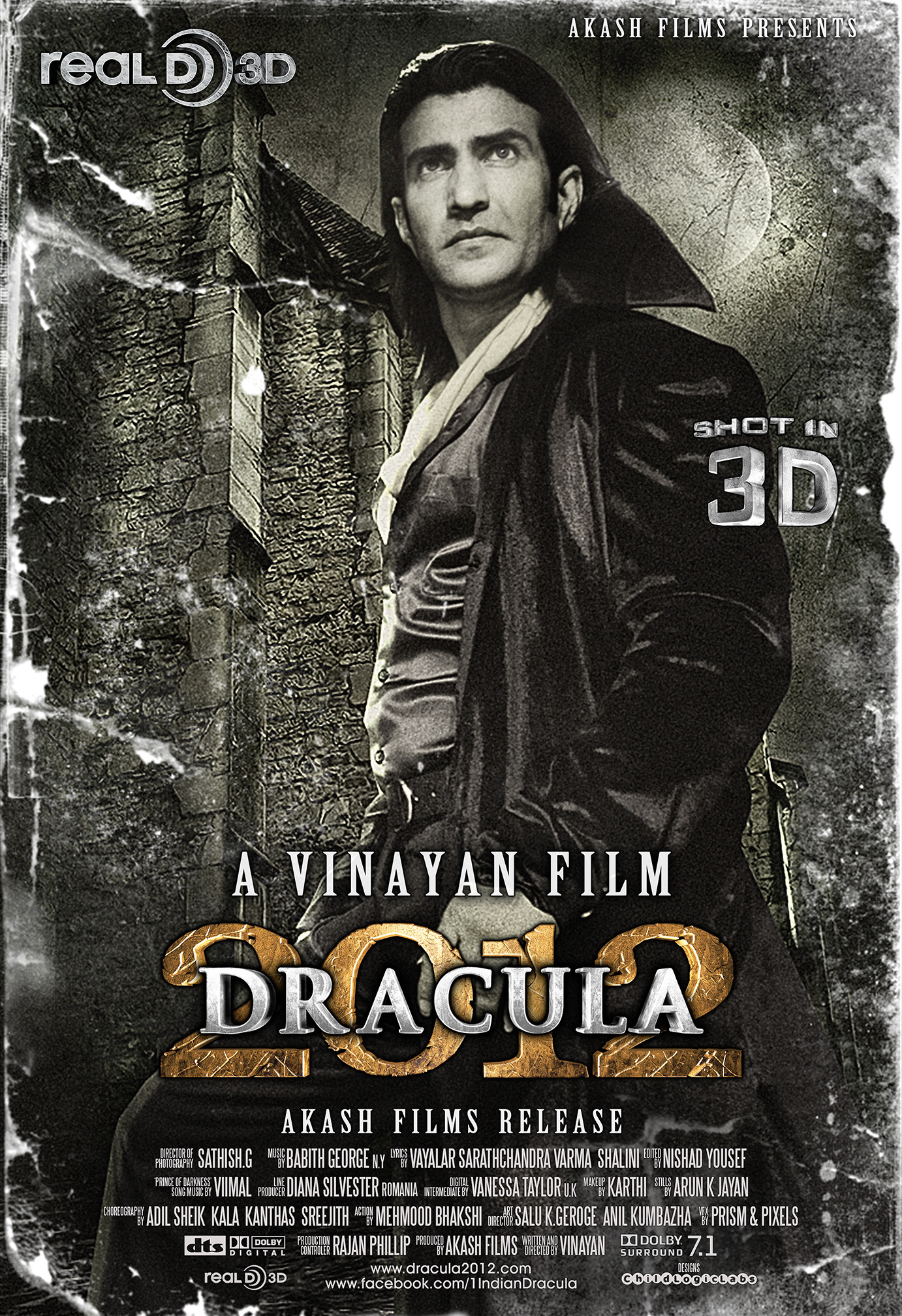 Дракула 2012 (2013) постер