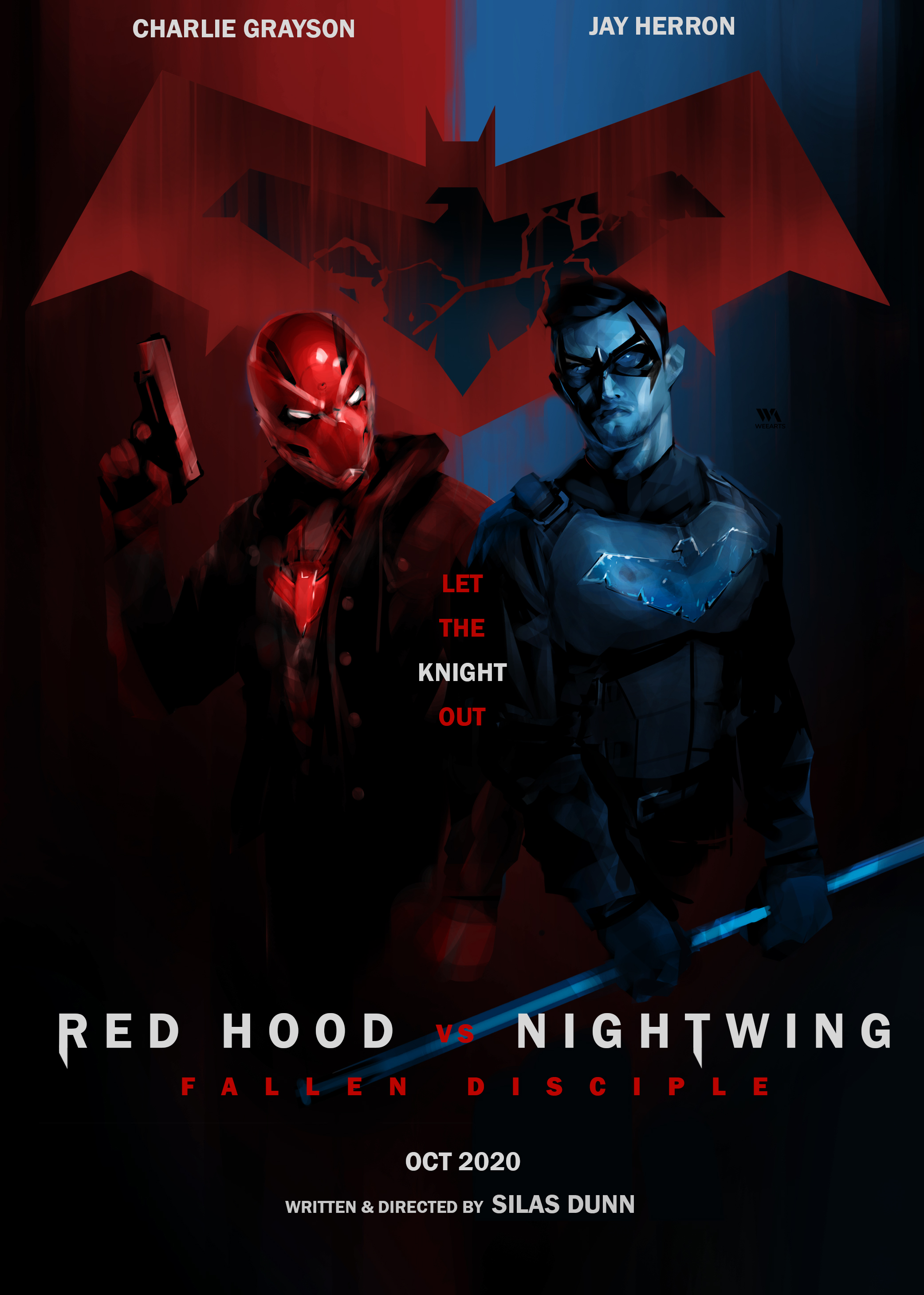 Red Hood vs Nightwing: Fallen Disciple (2020) постер