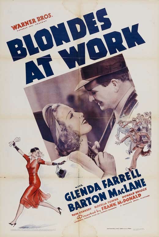 Blondes at Work (1938) постер