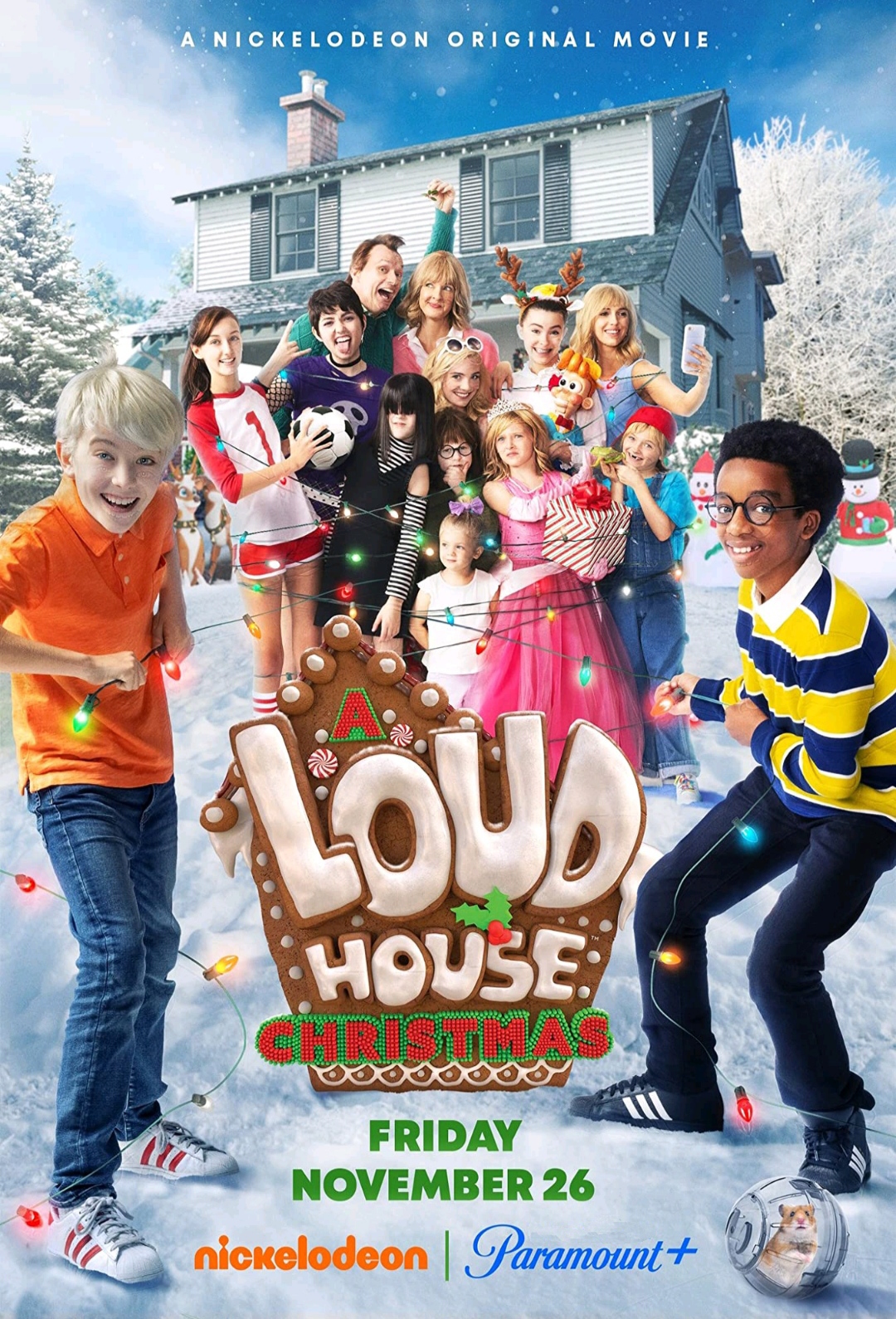 A Loud House Christmas (2021) постер