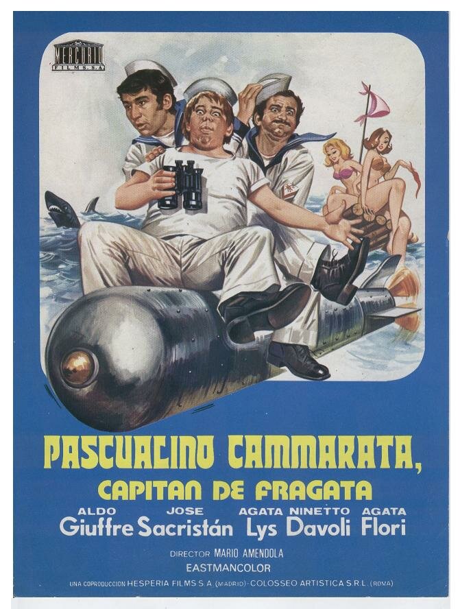 Пасквалино Каммарато – капитан фрегата (1974) постер