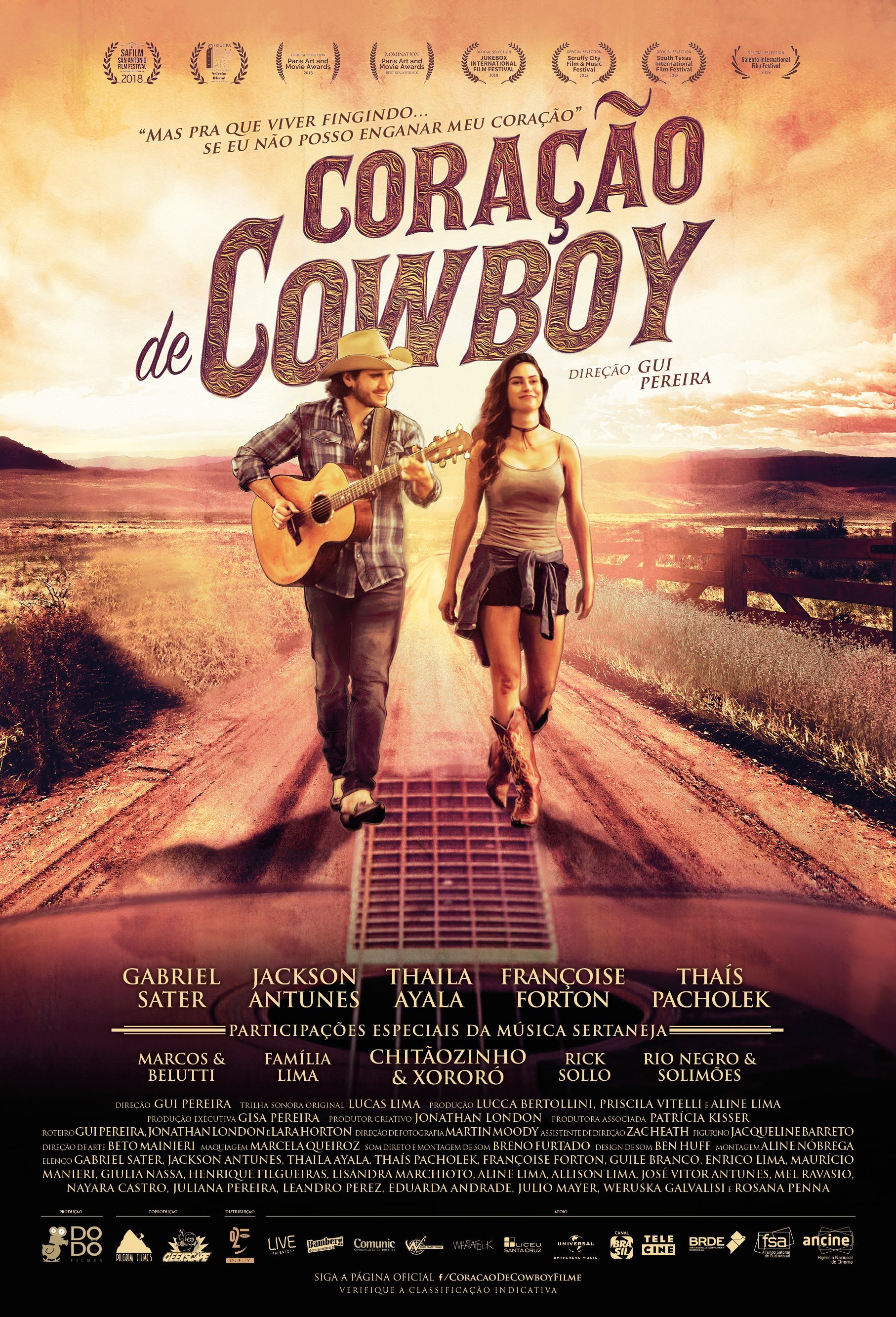 Coração de Cowboy (2018) постер